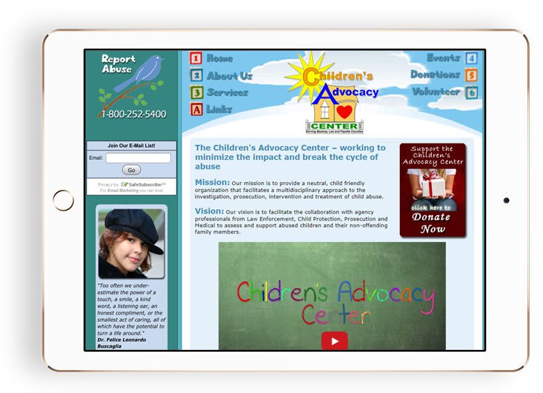 Children's Advocacy Center website